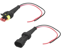 Blow Hermetiška 2-PIN jungtis pilna - 2PIN kištukas + lizdas su kabeliu 20cm OH-2