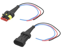 Blow Hermetiška 3-PIN jungtis pilna - 3PIN kištukas + lizdas su kabeliu 20cm OH-3