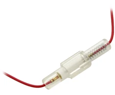 4020# Saugiklio lizdas 30 mm su kabeliu, raudonas 0,75 (pl)
