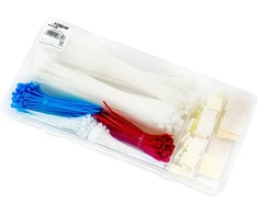 Blow Oem Laidų tvirtinimo dirželiai + laidų laikikliai - 450 vnt