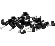 Blow Kabelio laikiklis 4/4mm juodas plokščias