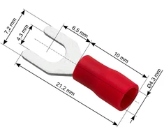 Blow Oem Izoliuota jungtis M varžtas 4.3 - 100vnt