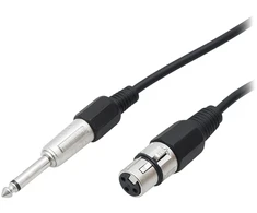 Blow Jungtis 6.3MN-XLR mikrofono kištukas 5m
