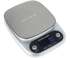 Blow Virtuvinės svarstyklės KS203 sidabrinės 5kg