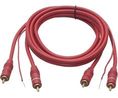 Blow Jungtis 2xRCA 6mm 1.5m Raudonas