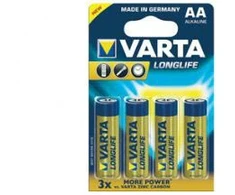 4x R-06 LR06 AA 1.5V Varta Energy šarminės baterijos