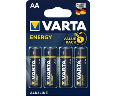 4x R-06 LR06 AA 1.5V Varta Energy šarminės baterijos