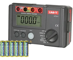 50-201# Uni-T UT521 įžeminimo varžos matuoklis
