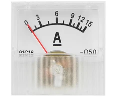 Blow Analoginis kvadratinis ampermetras mini 15A