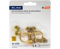 Savaime užsifiksuojantys akumuliatoriaus spaustukai BLOW KL04