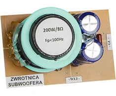 Blow Žemųjų dažnių garsiakalbis Crossover 200W/8ohm