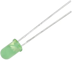 Blow Oem 5mm LED žalias matinis - 100vnt