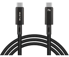 Blow USB-C jungtis - USB-C 4.0 1.0 m, juoda pynė