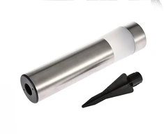 70-291# Saulės energija varomas LED šviestuvas, sidabrinis, 53 cm
