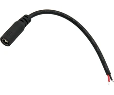 70-681# Oem DC lizdas 2.5 / 5.5 su 15cm kabeliu