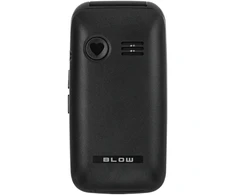 BLOW Juodas telefonas senjorams su atvartu S24