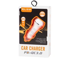 Blow Automobilinis įkroviklis USB+USB-C lizdas 48W G48W
