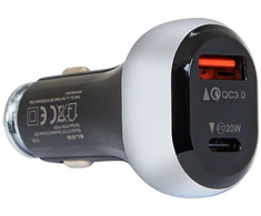 Blow Automobilinis įkroviklis su USB+USB-C 38W G38A