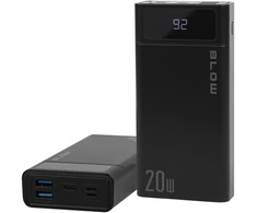 Blow Išorinė baterija 20000mAh QC+PD PB20E JUODA