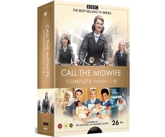 81 KVIESKITE AKUŠERĘ – KOLEKCINĖ DĖŽUTĖ 1–8 SEZONAI – 26 DVD DĖŽUTĖ