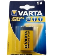 82-585# Šarminė baterija 9 V 6 lp3146 Varta LongLife lizdinė pakuotė