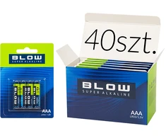 BLOW SUPER Alkaline AAA LR3 akumuliatoriaus lizdinė plokštelė