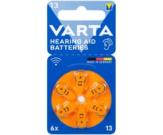 82-678# 13 „Varta“ klausos aparato baterijos, 6 vnt.