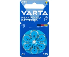 82-680# 675 „Varta“ klausos aparato baterijos, 6 vnt.