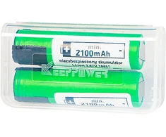 85-585# 18650 ličio jonų akumuliatoriai, 2 vnt., 2100 mAh, 3,6 V, „Sony“ / „Murata“