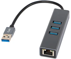 Blow USB-C RJ45 tinklo plokštė + 3xUSB laidas K-06
