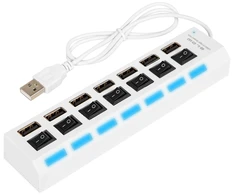 Blow USB skirstytuvas WT.A-7xGN.A HUB-06 baltas