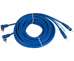 Blow Oem Kabelis 2xRCA kampinis 6mm 5m