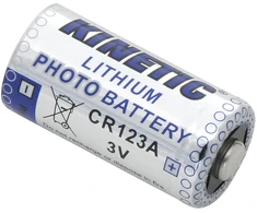 8700# Ličio baterija 3v`cr123 1400mah 16.5x34.0mm kinetinė