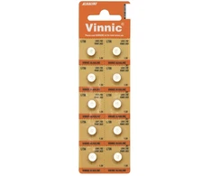 8727# AG baterijos, 3 lizdinės plokštelės, l736 lr41, vininis, 10 vnt.