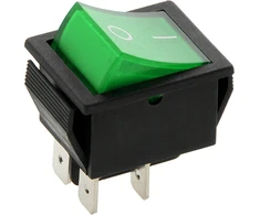 8850# Jungiklis mk621 žalias 12v šviečiantis