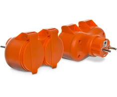 9284# Skirstytuvas r-270p 2gn ip44 su apvaliais lizdais oranžinis