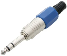 Blow Oem Kištukas AUX 6.3 stereo metalinis HQ