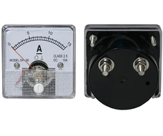 Blow Oem Analoginis kvadratinis ampermetras 15A + šuntas