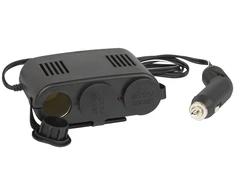 Blow Automobilinis cigarečių degiklio skirstytuvas 1xPLUG/3xSOCKET+CS-31 laidas
