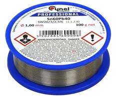 9678# Alavas 2,50/100g/litavimo lydmetalis lc60-fsw26 cilindras