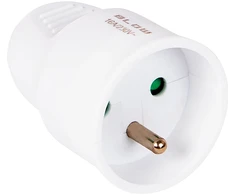 Blow GN-171 PR vienas lizdas su įžeminimu, baltas
