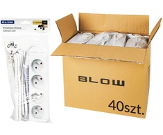 98-515# Maitinimo ilgintuvas PR-470P 4 lizdų su įžeminimu 3m baltas 3x1.5mm pakuotė
