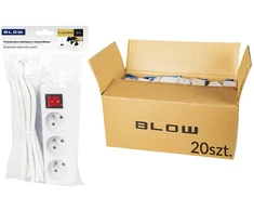 Blow Prailginimo laidas PR-370WSP 5m 3x1.5 baltas o