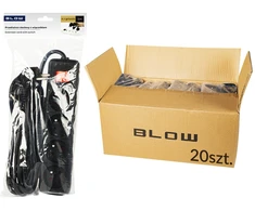 98-568# Maitinimo ilgintuvas pr-470wsp 4 lizdų su įžeminimu + jungikliu 5m juodas 3x1.5mm pakuotė