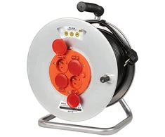 Blow PR-61 maitinimo ilgintuvas 4 lizdai su įžeminimu 50m metalinis būgnas 3x2.5mm