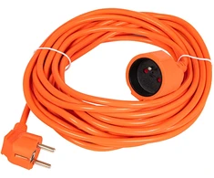Blow PR-160 prailgintuvas, 1 lizdas su įžeminimu, 10 m, oranžinis (3x1.5 mm)