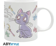 Abysse Sailor Moon - Luna Artemis Chibi puodelis (320ml)