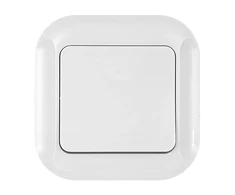 Łącznik Jungiklis 10A, 250V, uždarymo kontaktas, šviesa/skambutis, TOPAZ, baltas