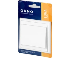 Łącznik Luna vienpolis srovės jungiklis, 10A, 250V, WP-1L, baltas