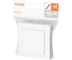 Łącznik „Malta“ laiptinės jungiklis, 10A, 250V, WP-5M, baltas